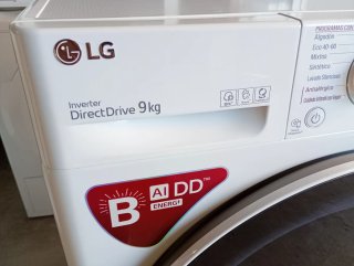 Lavadora LG 9kg 1400rpm.