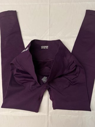 Conjunto DFYNE Top y Leggings Morado Talla S