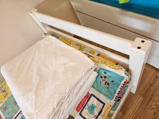 Cama 80cm con colchón y nórdico
