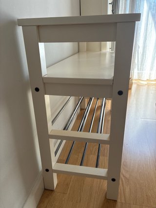 Banco zapatero blanco