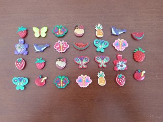 Imanes decorativos pequeños (27 imanes en pack)