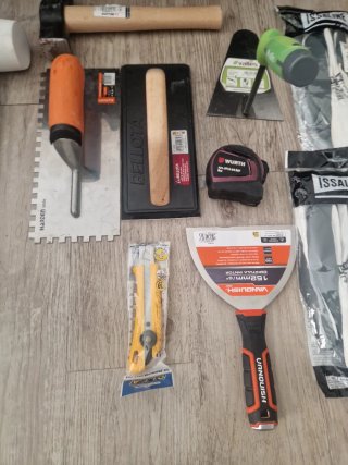 Pack Herramientas: Martillo, Paletas, Guantes