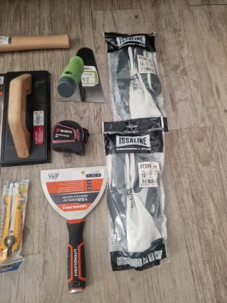 Pack Herramientas: Martillo, Paletas, Guantes