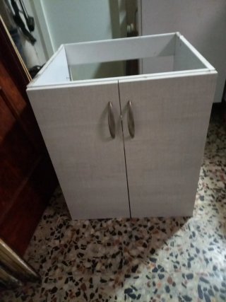 Mueble cocina blanco completa