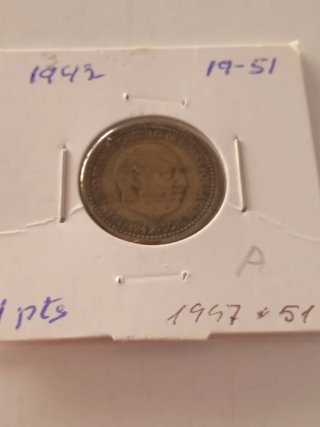 Una peseta 1947-51 estado español