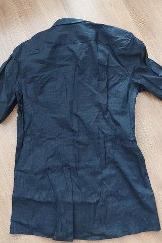 Camisa Sisley Negra Talla XL Nueva Etiquetas