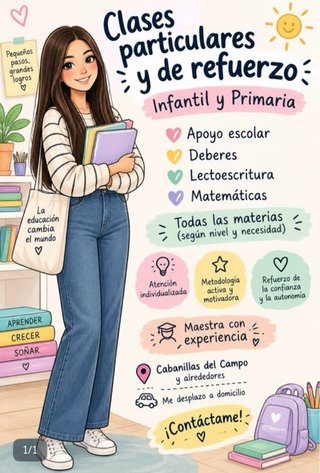 Clases particulares infantil y primaria