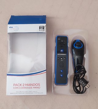 Pack 2 Mandos sin correa de mano. Para WiiU y Wii