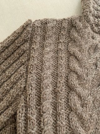 Maglione fatto a mano donna con cappuccio S
