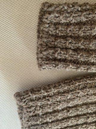 Maglione fatto a mano donna con cappuccio S