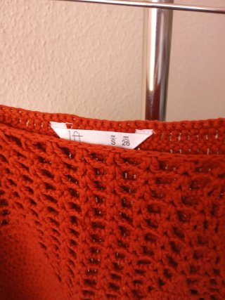 Top Ganchillo Lefties Marrón Talla S