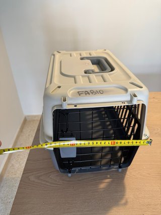 Transportín perro/gato pequeño rígido
