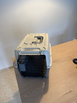Transportín perro/gato pequeño rígido
