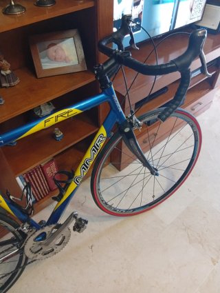Bicicleta MMR Fire Carretera Azul/Amarillo