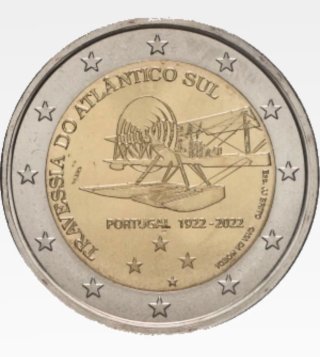 Moneda Conmemorativa Portugal 2022