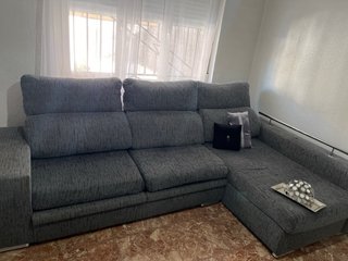 Sofá Chaise longue Gris Oscuro