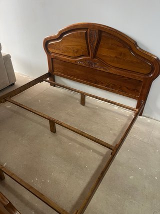 Cama madera maciza cerezo 180