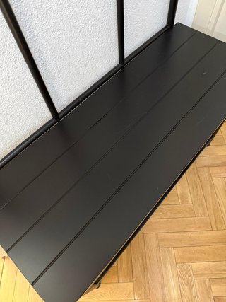 Perchero zapatero Ikea Pinning negro