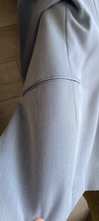 Americana Zara Gris azulado