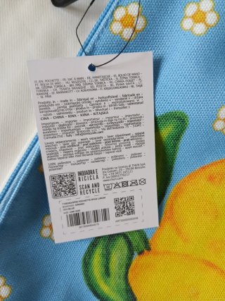 Pochette Thun con limoni e coccinella