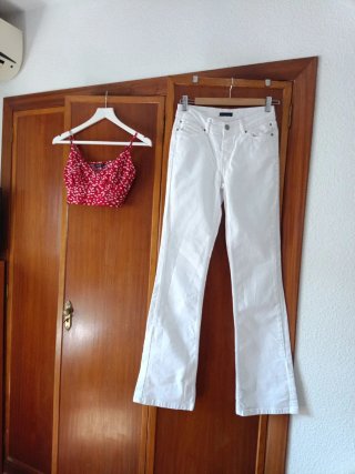 Top y Pantalón Blanco
