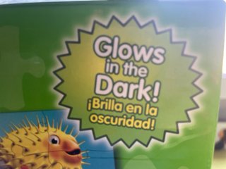 Puzzle Gigante Glow in the Dark Sea Life 100 Pieza