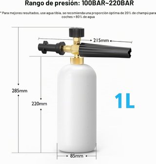 Cañón Espuma Karcher K2-K7 1L