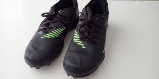 Zapatos Nike Phantom Niño Negro/Verde