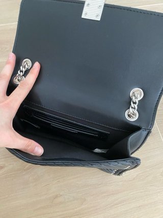 Bolso negro tachuelas Zara