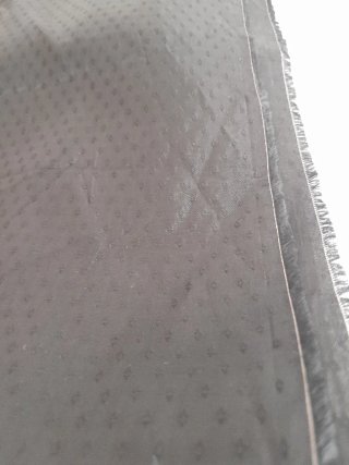 Retal tejido forro negro nuevo