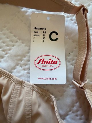 Sujetador Anita Beige Nuevo