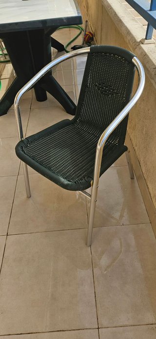 Mesa de jardín extensible (2,5 a 3m) + 8 sillas
