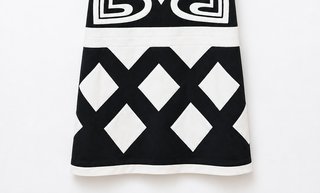 Vestido rombos y corazones