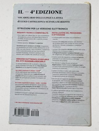 Il vocabolario della lingua latina