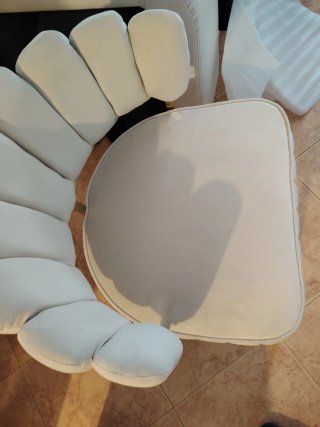 Sillas de comedor diseño terciopelo y metal