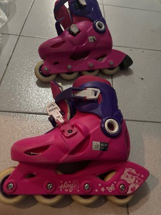 Patines Oxelo rosas talla 30-32