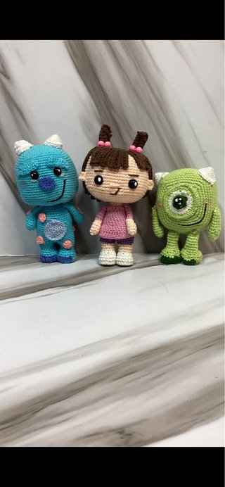 Personajes monstruos sa amigurimi