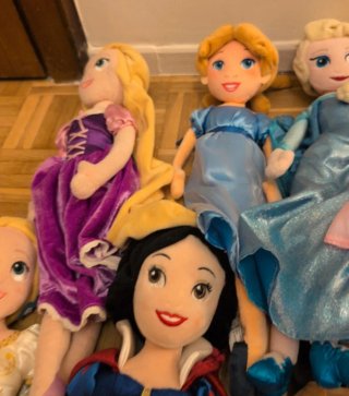 Lote 8 Muñecas Disney Princesas