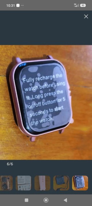 Smartwatch Rosa