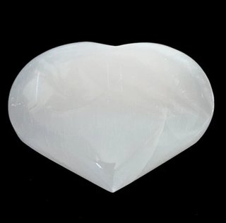 Coração de Selenite Natural - 10 cm