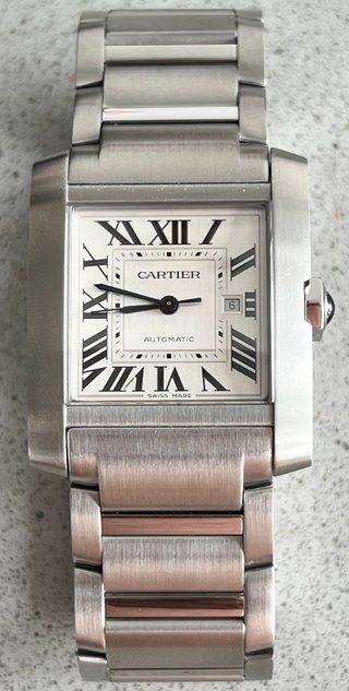 Reloj Cartier Tank Française XL WSTA0067 año 2023.