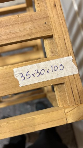 Estantería de madera de 4 niveles