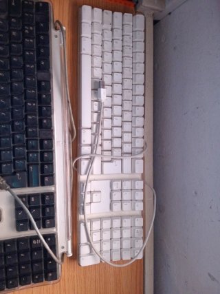 Tastiere Apple Mac IBM Nero e Bianco, mouse