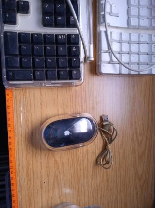 Tastiere Apple Mac IBM Nero e Bianco, mouse