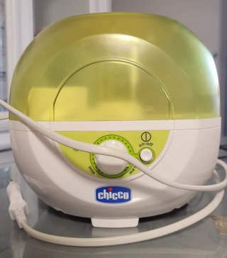Humidificador Chicco Transparente y amarillo.
