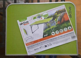 Tavolo campeggio Aktive 60x40x25 cm in alluminio