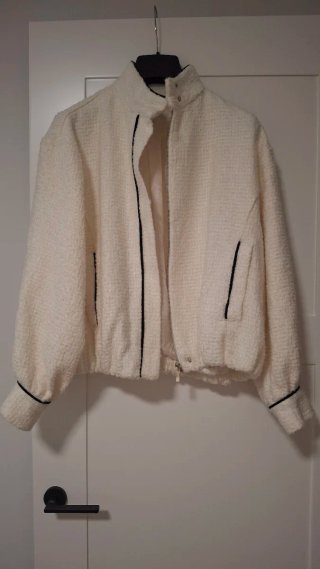 Chaqueta Bomber Zara Blanca