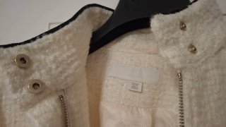 Chaqueta Bomber Zara Blanca