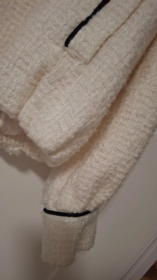 Chaqueta Bomber Zara Blanca