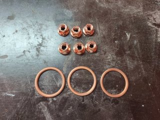 Juntas y tuercas de tubo escape para BMW k75
